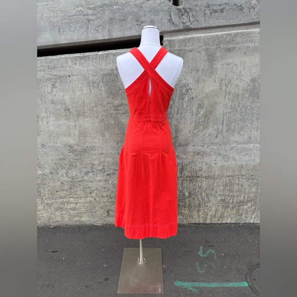 Anthropologie Maeve Alessandra Cross-Back Midi Dress - Picture 5 of 11